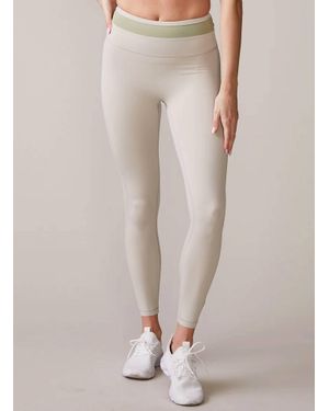Thrive Societe Banded Seamless 7/8 Leggings - Natural