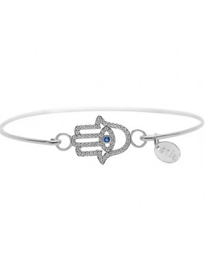 Stila Pave Icon Hamsa Eye Bracelets - Metallic