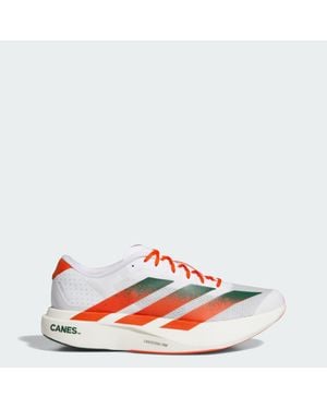 adidas Miami Hurricanes Adizero Evo Sl Shoes - Red
