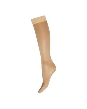 Wolford Satin Touch 20 Knee-Highs - Brown