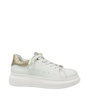 Renato Garini Platform Laced Sneakers - White