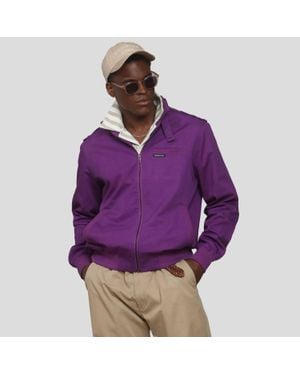 Members Only Classic Iconic Racer Jacket (Slim Fit) - Purple