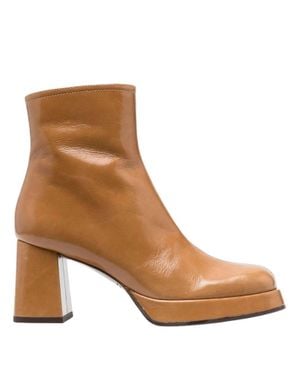 Chie Mihara Kentin Leather Ankle Boots - Brown