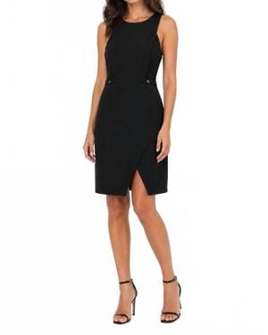 Parker Short Sleeve Cut Out Dress - Black