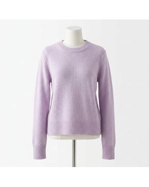 Faherty Jackson Crewneck Sweater - Purple