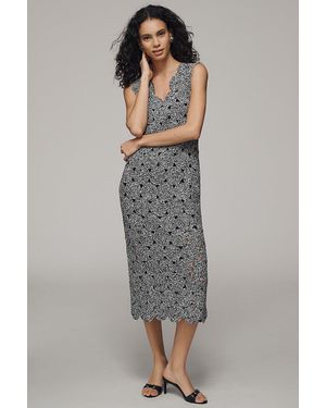 Simon Miller Muro Crochet Midi Dress - Gray