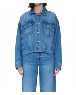 Pistola Bibi Blousen Trucker Jacket - Blue