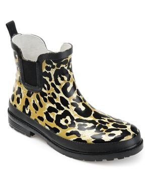 Journee Collection Collection Tekoa Rain Boot - Brown