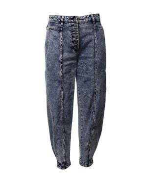 Ulla Johnson Brodie High Rise Tapered Jeans - Blue