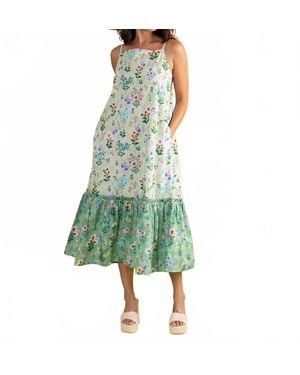 Double A Vera Midi Dress - Green