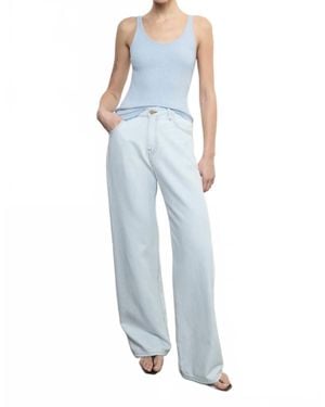 Enza Costa Slouchy Straight Jean - Blue