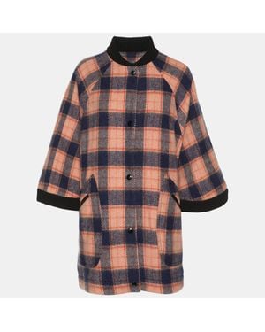 Missoni Check Tweed Cape Coat - Multicolor