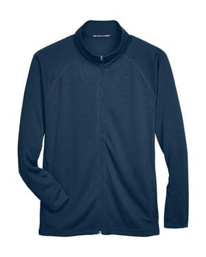 Devon & Jones Stretch Tech-Shell Compass Full-Zip Jacket - Blue