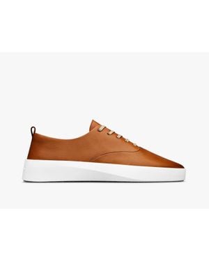 Wolf & Shepherd Cruise Sneakers Honey Leather Lace-Up Shoes Gal1386 - Brown