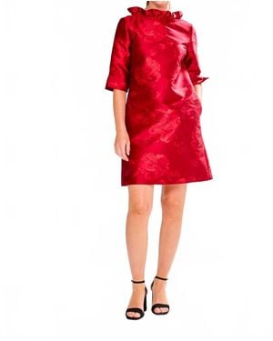 Sara Campbell Viola Mini Dress - Red