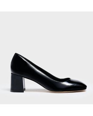 Marion Parke Block Heel Pumps - Black