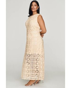 Endless Rose Lace Midi Dress - Natural