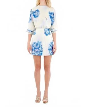 Especia Lee Mini Dress - Blue