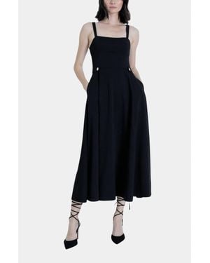 Karina Grimaldi Sawyer Midi Dress - Black