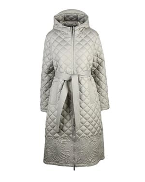 K-Way Sage Quilted Polyester Down Jacket - Gray