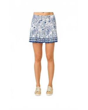 Lilly Pulitzer Luxletic Caleta Skort - Blue
