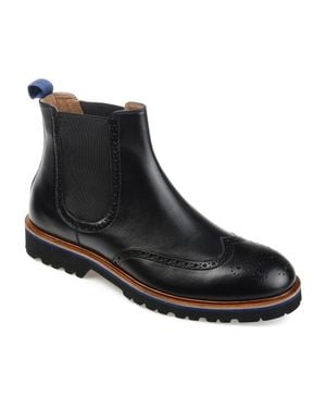 Thomas & Vine Nash Wingtip Chelsea Boot - Black