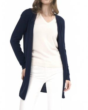Cashmere Clouds Longline Cardigan - Blue