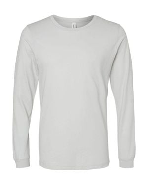Bella Canvas Jersey Long Sleeve Tee - White
