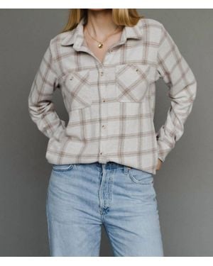 Panache Button Up Shirt - Gray