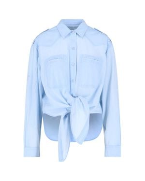 Isabel Marant Classic Tailored Shirt With Button-Down Front - Blue