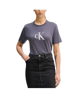 Calvin Klein Cotton T-Shirt - Blue