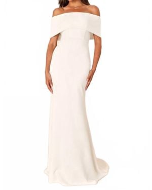 Lulus Exceptional Romance Off-The-Shoulder Mermaid Maxi Dress - White
