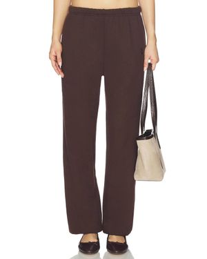 ÉTERNE Boyfriend Pocket Sweatpants - Brown