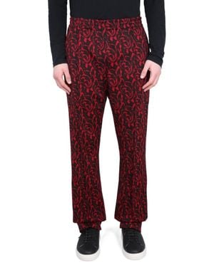 Baracuta x Needles Pants With Logo And Pattern - Red