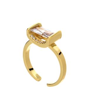 Accessory Concierge Chaise Adjustable Ring - Metallic