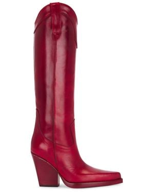 Paris Texas Pre-Loved El Dorado Boots - Red