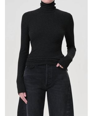 Agolde Pascale Turtleneck Sweater - Black