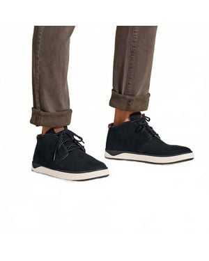 Olukai Papakū 'Ili Leather Boots - Black