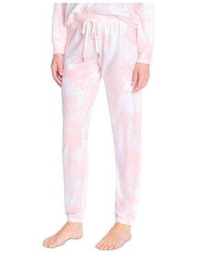 INSOMNIAC Butter Jersey Printed Jogger Pajama Pants - Pink