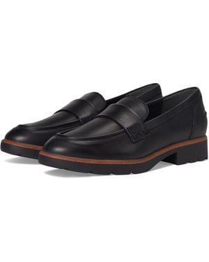 Vionic Cleo J5403L2001 Loafers Leather Comfort Shoes Hawk029 - Black