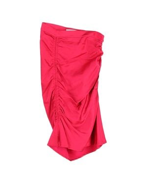 Gcds Ruched Drawstring Mini Skirt - Pink