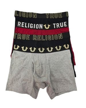 True Religion 4-Pack Modal Boxer Briefs - Gray