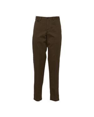 PT01 Liam Chino Pure Cotton Drill Chiino Pants - Brown