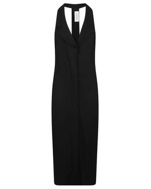 Anemos Bond Dress Sleeveless Midi Dress - Black