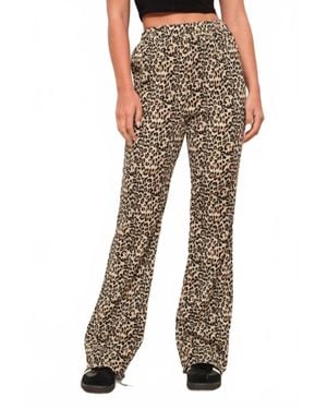Pretty Garbage Leopard Lounge Pants - Brown