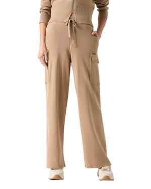 Guess Glinda Cargo Sweater Pants - Natural