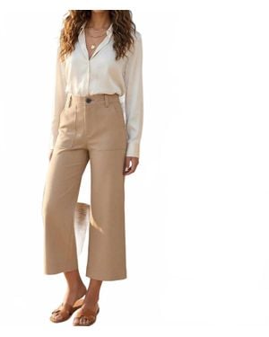 Fifteen Twenty Rylee Crop Pants - Natural