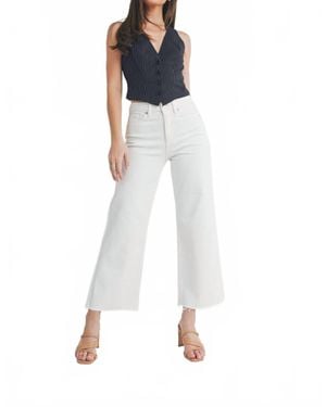 Jbd. Bianca Slim Wide Leg Pants - White