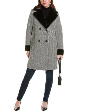 Tahari Leila Coat - Gray