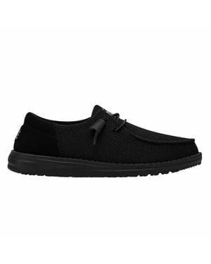 HEYDUDE Wendy Funk Mono Casual Slip On Shoe - Black